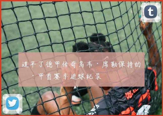 追平了德甲传奇乌韦·席勒保持的德甲首赛季进球纪录