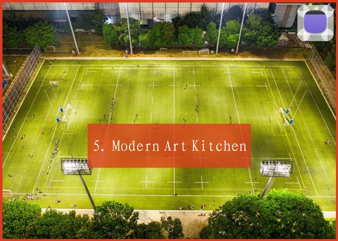 5. Modern Art Kitchen